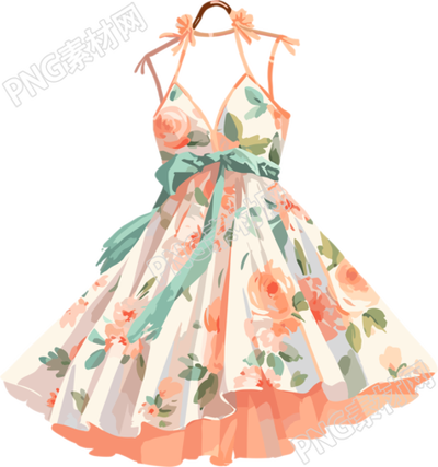 衣服卡通簡約可愛插畫