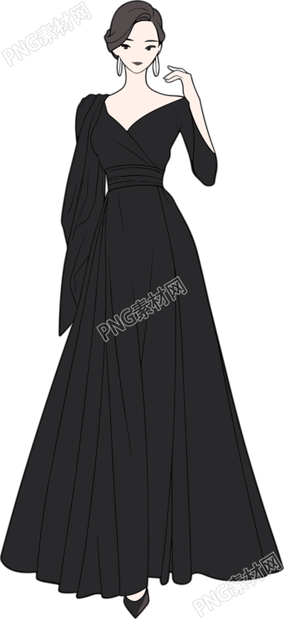 衣服卡通扁平插畫