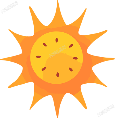 太陽卡通創(chuàng)意設(shè)計(jì)插畫