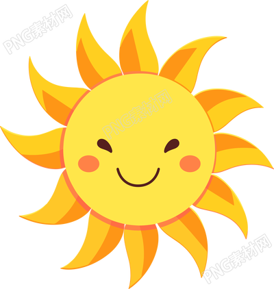太陽卡通商業(yè)設(shè)計(jì)元素