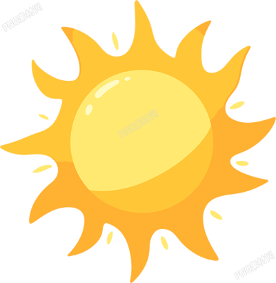 太陽卡通PNG圖形素材