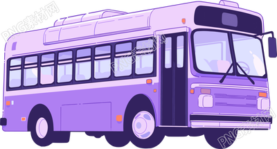 公交車卡通元素