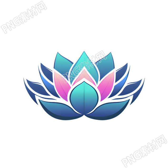 莲花logo创意设计元素