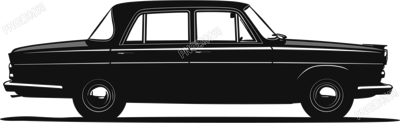 汽車剪影創(chuàng)意設計元素
