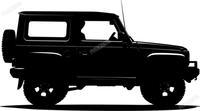 汽車剪影插圖