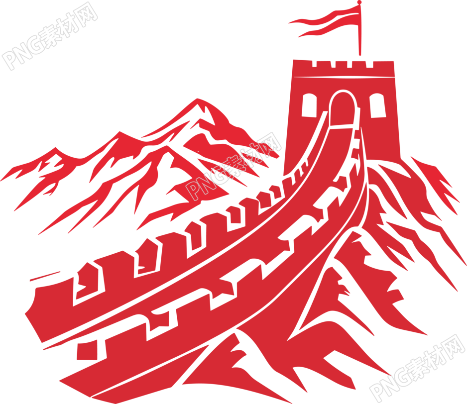长城logo透明背景素材