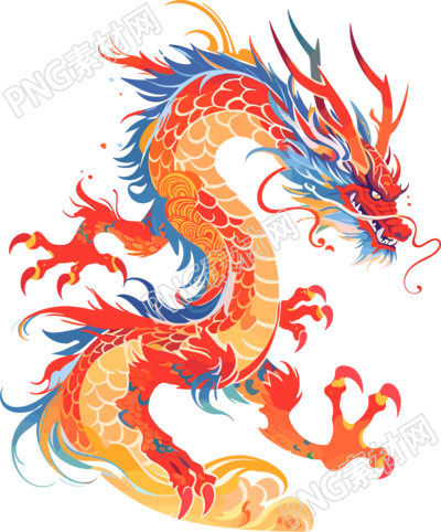 龍矢量插圖