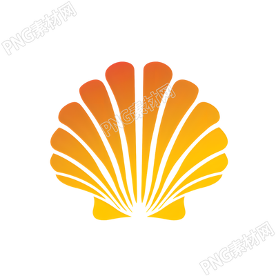 貝殼logo透明背景素材