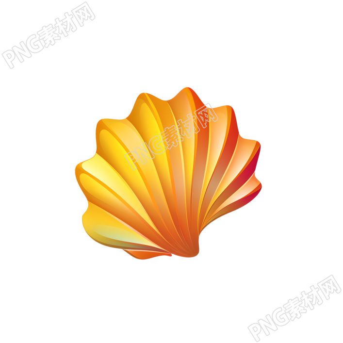 贝壳logo简约插画