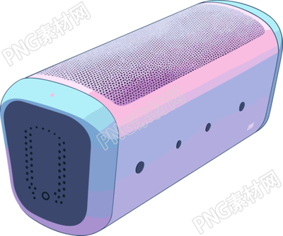 藍(lán)牙音箱透明背景插畫(huà)