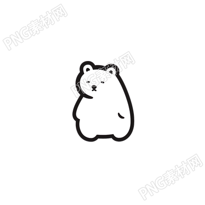 小熊logo商用插圖