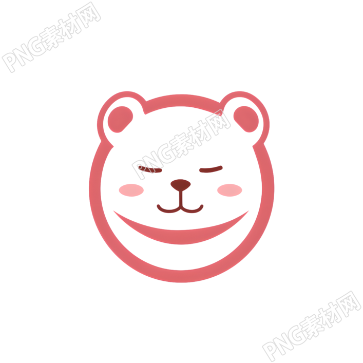 小熊logo可商用设计素材