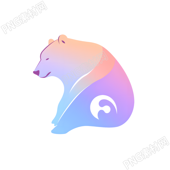 小熊logo商业设计元素