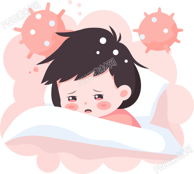發(fā)燒透明背景插圖