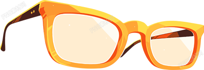 眼鏡卡通插畫