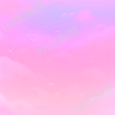 粉色背景商用插畫