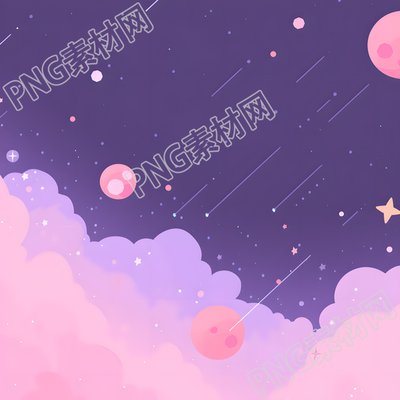 太空背景插圖