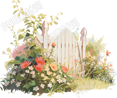 花園卡通素材
