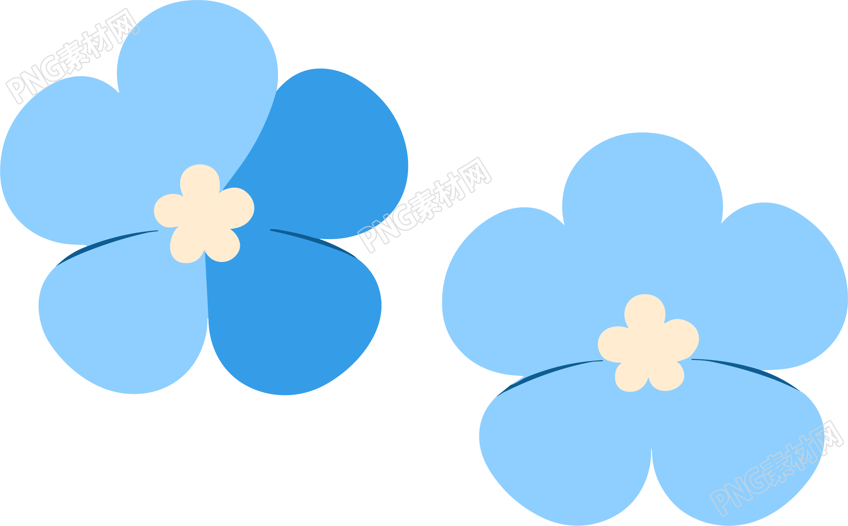 花瓣设计元素插图