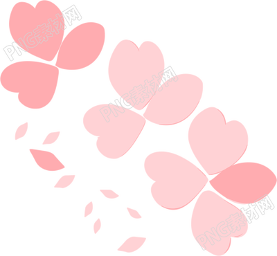 花瓣透明背景插畫(huà)