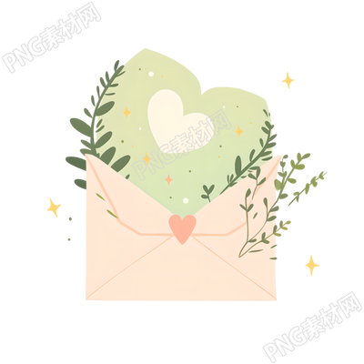 賀卡透明背景插圖