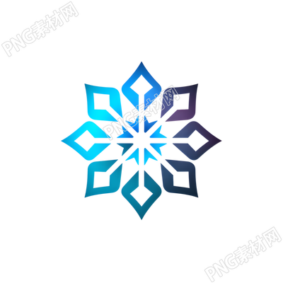 雪花圖標(biāo)插畫設(shè)計(jì)素材