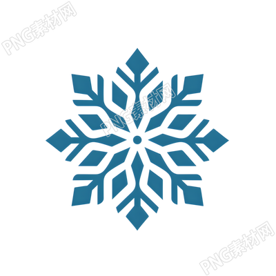 雪花圖標可商用插畫