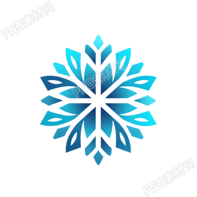 雪花圖標高清插圖
