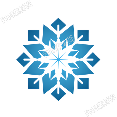 雪花圖標創(chuàng)意設計元素