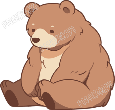 卡通熊可愛插畫