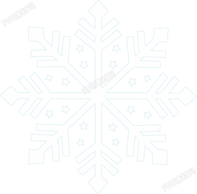 雪花矢量背景透明插圖