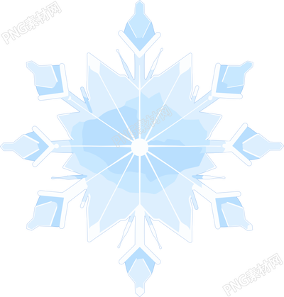 雪花矢量插畫
