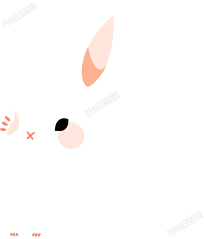 小白兔卡通插畫