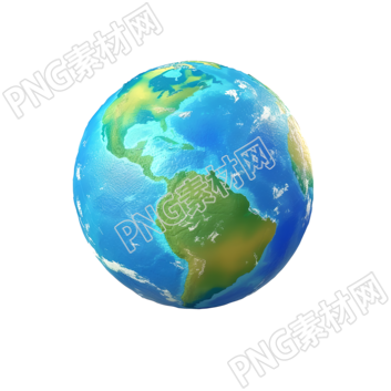 3D地球卡通素材