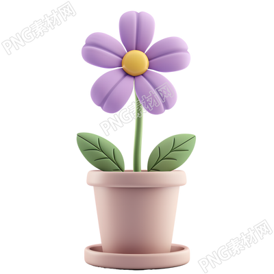 3D花卉PNG圖形素材