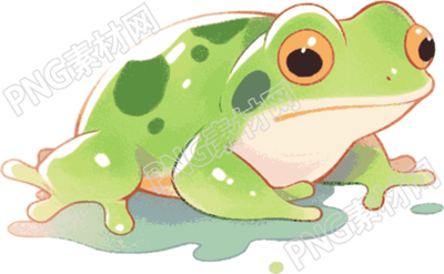 可愛青蛙圖標(biāo)設(shè)計(jì)元素