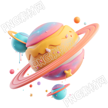卡通星球創(chuàng)意插畫