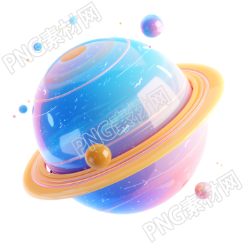 卡通星球创意设计元素