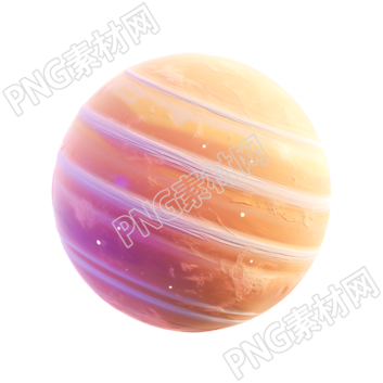 卡通星球插畫素材