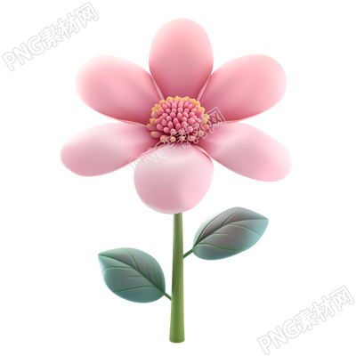 3D花朵創(chuàng)意設(shè)計(jì)插畫