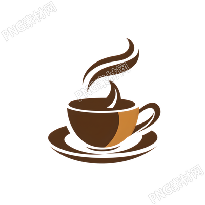 咖啡logo商用插畫