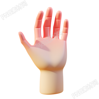 3d小手素材插畫