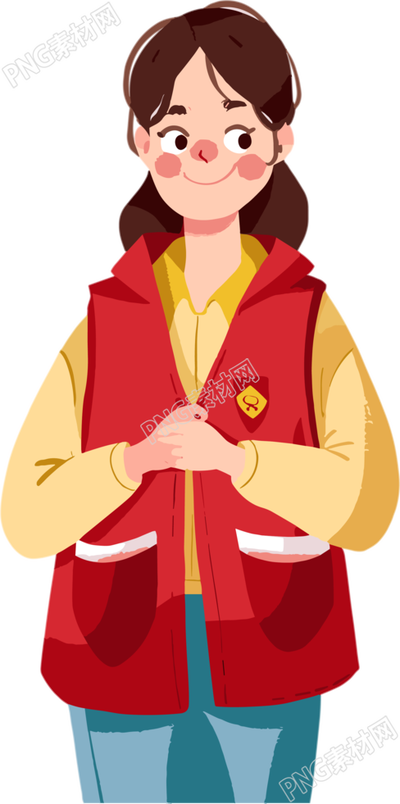 愛心志愿者創(chuàng)意插圖