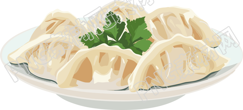 饺子商业插画