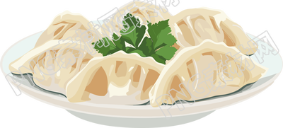 餃子商業(yè)插畫