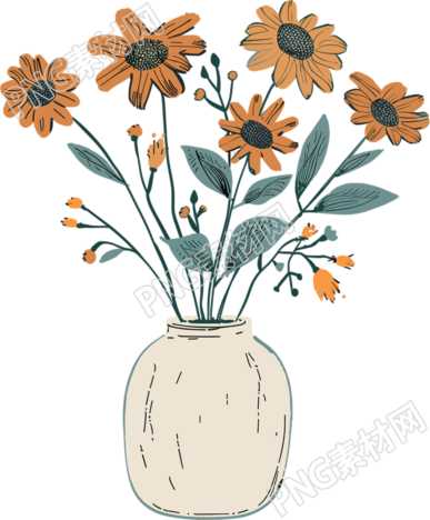 向日葵插花素材
