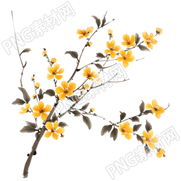 國風(fēng)桂花插圖