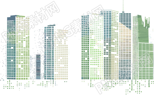 颗粒感城市素材