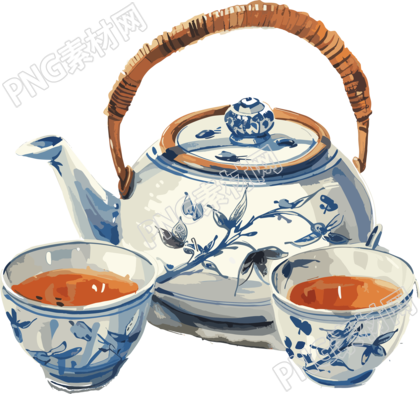中式茶壶高清PNG素材