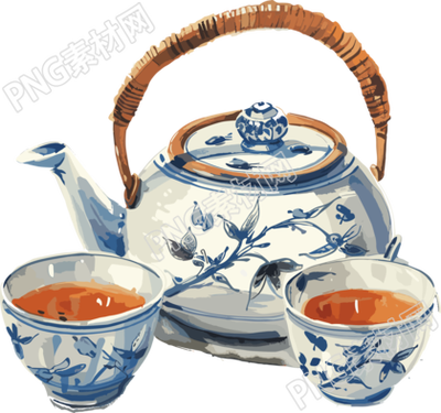 中式茶壺高清PNG素材